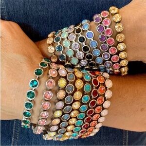 🔵 TOUCHSTONE BY SWAROVSKI PURPLE ICE BRACELET